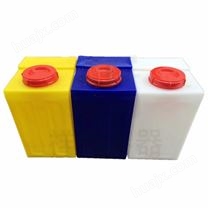 黄色方形塑料机械水箱 消杀设备储药箱